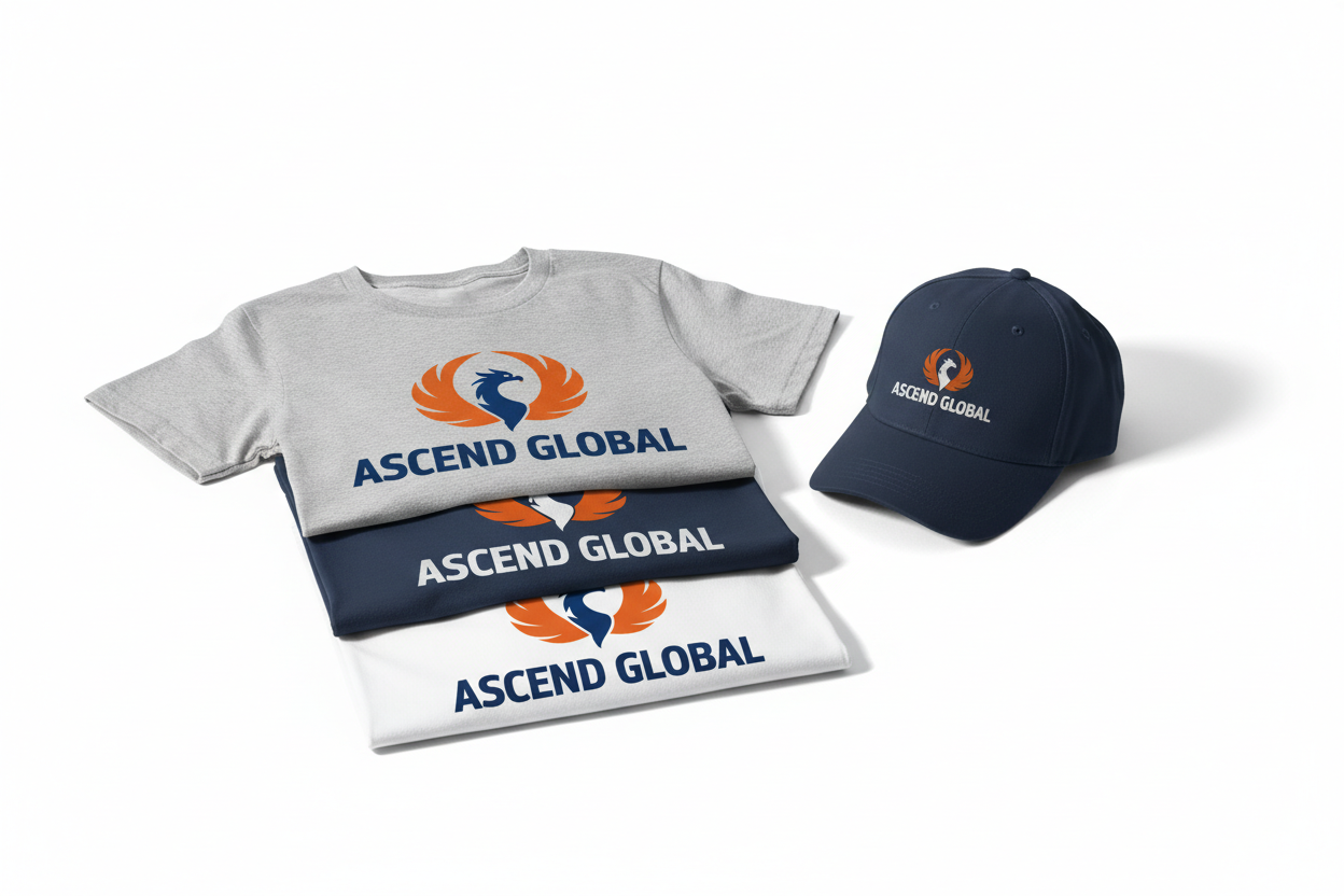 advertising promo shirts and hat